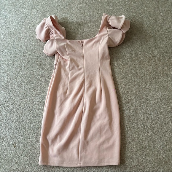 Pink Formal Mini Dress - Picture 2 of 5